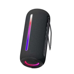 Enceinte Bluetooth Waterproof Puissante Autonomie 4-6h Portée 10m IPX6 Noir YONIS