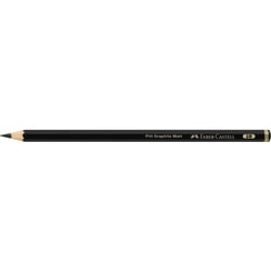 Crayon graphite FABER-CASTELL Pitt Graphite Matt - Lot de 12 - 2B