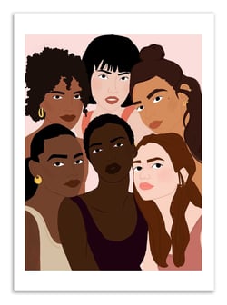 Affiche - Beauty everywhere - Céleste Wallaert