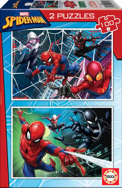 Puzzle 2 x 100 pcs – Spider - Man – Marvel - Educa Borras - Rouge