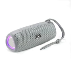 Enceinte Bluetooth LED TWS Son Clair Radio FM Autonomie 3H USB TF V5.3 Gris YONIS