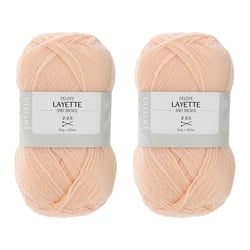 Prima Mercerie | Pelote de laine | pelote pour layette bébé | 100% acrylique | lot de 2 pelotes