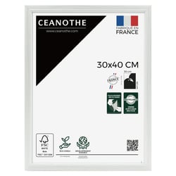 Cadre photo Perle gris clair 30x40 cm