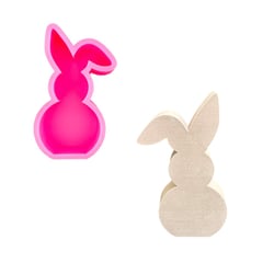 Moule en silicone 13cm x 7,5cm - Lapin