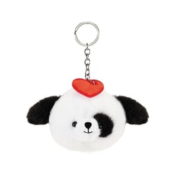 charm chien coeur rouge - porte clés
