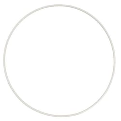 Graine Créative - Armature abat-jour cercle Rilsan Diamètre 40 cm blanc