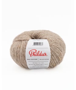 Pelote de laine et Alpaga à tricoter PHIL COUTURE - Phildar Marron Glacé