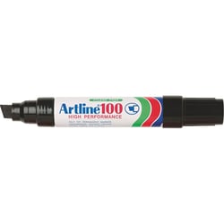 Marqueur - Noir - Indélébile - Permanent - Pointe large - Tous supports - Artline100
