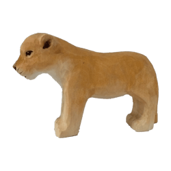 Figurine Lionceau en bois - Wudimals
