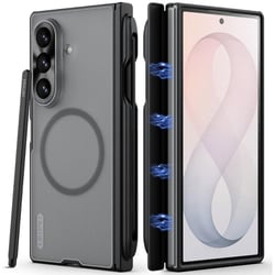 Coque magnétique Nillkin pour Samsung Galaxy Z Fold 8 Ultra avec support stylet, noir transparent compatible MagSafe