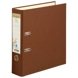 Classeur à levier rembordé papier Dos 80mm Forever - A4 - Chocolat - x 10 - Exacompta