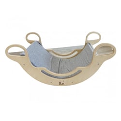 Housse textile pour Rocker Montessori - Avec élasthanne – gris - Elis Design