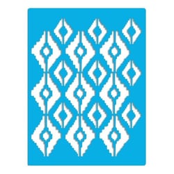 Pochoir plastique souple réutilisable 18,5 x 14,5 cm Fabrika Decoru TEXTURE 451