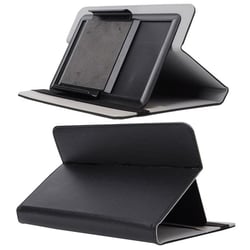 Housse Universelle Tablette Tactile 7 Pouces Porte Carte Simili Cuir Chic Noir YONIS