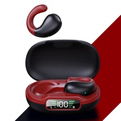 Ecouteurs Bluetooth Sans Fil Avec Compartiment De Charge Numérique Blanc Noir + Rouge YONIS