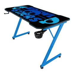 Bureau gaming finition carbone avec tapis de souris XXL Brawl Stars pour PC - Plateau Noir - Subsonic