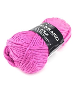 Pelote de coton à tricoter SONGE - Plassard 34 Rose