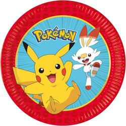 8 Assiettes Pokémon