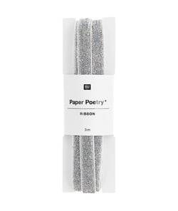 Rubans à Paillettes Rico Design 10mm x 3m : Éclat Festif pour Vos Créations 400450 gris iridescent
