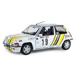 RENAULT 5 GT TURBO MK2 WHITE 19 A.OREILLE/G.THIMONIER RALLYE MONTE-CARLO 1989 1/18