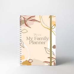Agenda Familial Non Daté Candyleaves