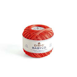 Fil à crocheter Babylo Gross. 20 - Col. 666 - Rouge