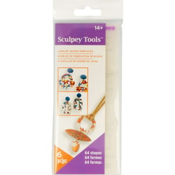 Set 64 modèles de découpe pour bijoux  - Sculpey