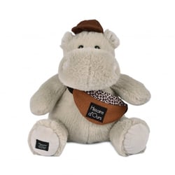 Peluche Hippopotame HELLO BROOK 20 cm