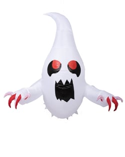 Fantôme gonflable pour fenêtre - lumineux - 105cm