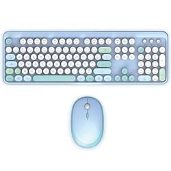 Ensemble clavier et souris - Mobility Labs Pure Color - Bleu