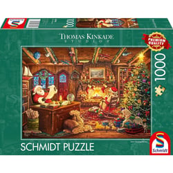 Puzzle Le Père Noël vérifie sa liste 1000 pcs - Schmidt Spiele