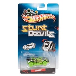Véhicule cascadeurs : synkro - stunt devils - hot wheels - voiture miniature - mattel - x9619