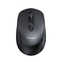 Souris Sans Fil Ergonomique 2.4GHz Haute Sensibilité Pour Ordinateur Et Jeu Noir YONIS