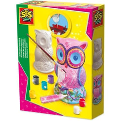 Moulage et peinture - Chouette - Figurines en plâtre
