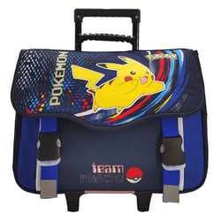 Cartable à roulettes Pokemon Team Pikachu 41 CM - 2 cpt