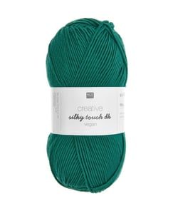 Fil à tricoter Creative Silky Touch Dk Vegan - 100gr - Rico Design 031 Vert Lierre