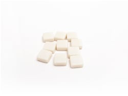 Carreaux mosaïque Blanc cassé Pixel art - Mini - Lot de 40