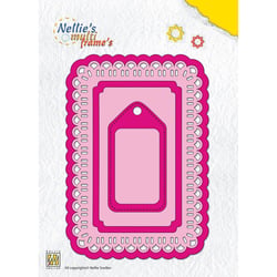 Matrices de découpe Nellie's Choice - Cadre pour Ruban Rectangle - 6 pièces