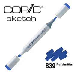 Copic - Marqueur à l'alcool Copic Sketch B39 Prussian Blue