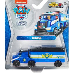 Vehicule en metal pat patrouille big truck pups : le grand camion de chase - vehicule miniature - spin master