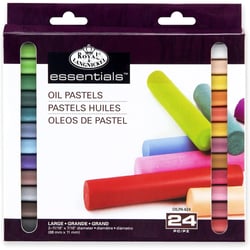 Pastels à l'huile - 24 couleurs - Grand format - Royal & Langnickel