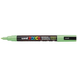 Lot de 6 marqueurs peinture pointe conique fine 0,9 - 1,3 mm - POSCA - Vert clair