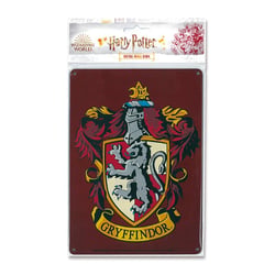 Petite Plaque Métallique Décorative Harry Potter A5 - GRYFFONDOR