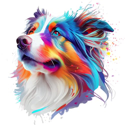 Kit diamond painting Chien 30 x 30 cm