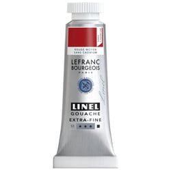 Gouache - Extra-fine - Rouge moyen - 894 - Lefranc Bourgeois - Linel - 14ml