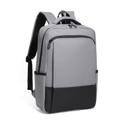 Sac À Dos Ordinateur Multifonctionnel Gris Clair Résistant Et Pratique Gris YONIS