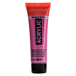 Peinture acrylique en tube - Violet rouge permanent clair - 577 - Amsterdam - 20ml