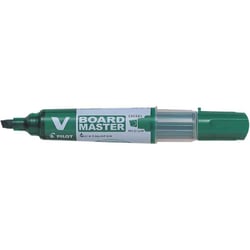 Marqueur Rechargeable V BOARD MASTER Begreen Pointe Biseauté Moyenne Vert PILOT