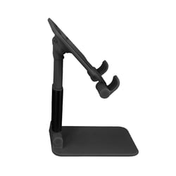 Avizar Support Bureau Universel Tige Réglable 20 cm / Angle Ajustable 0 à 140° -. Noir