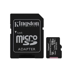 kingston Carte MicroSDXC 128Go UHS-I Classe 10 Transfert Rapide avec Adaptateur Noir